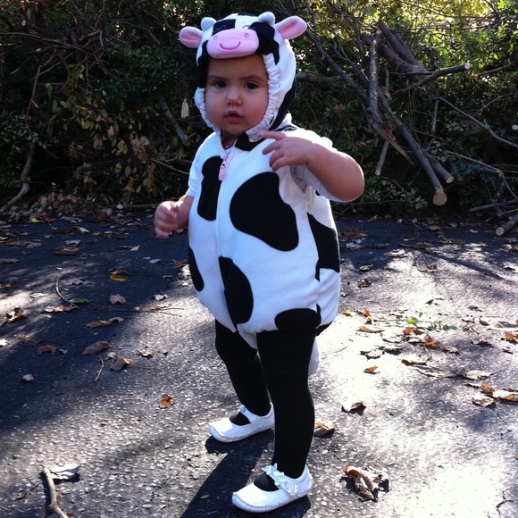 12 month cow costume